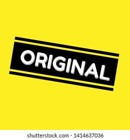 original stamp - original label,sticker,tag
