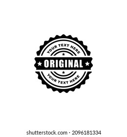 Originalstempel-Siegelsymbol, Vektorgrafik