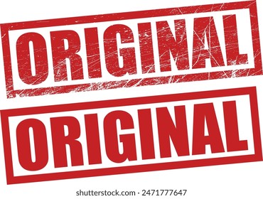 Original stamp, seal vector design
