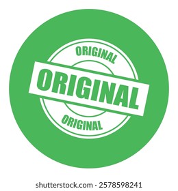 original stamp sign symbol vector flat icon