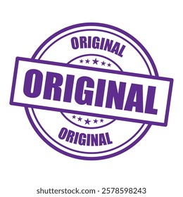 original stamp sign symbol vector flat icon