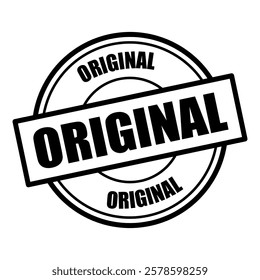 original stamp sign symbol vector flat icon