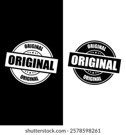 original stamp sign symbol vector flat icon