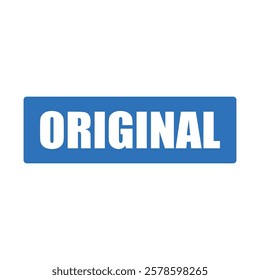 original stamp sign symbol vector flat icon