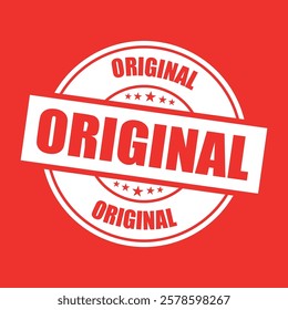 original stamp sign symbol vector flat icon