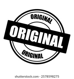 original stamp sign symbol vector flat icon