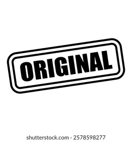 original stamp sign symbol vector flat icon