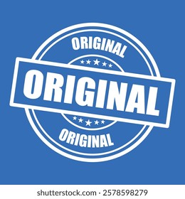 original stamp sign symbol vector flat icon