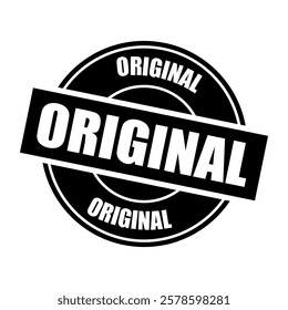 original stamp sign symbol vector flat icon