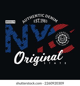 original state, vector typography illustration design graphic printing 
