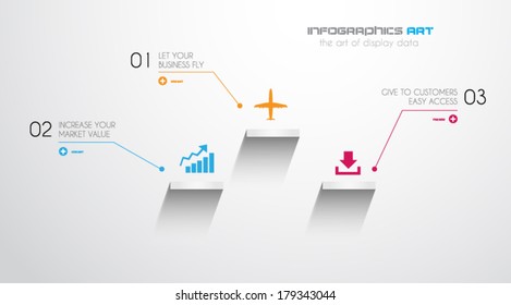 Original Style Infographics Templates to display your data. 
