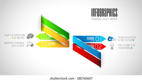 Original Style Infographics Templates to display your data. 