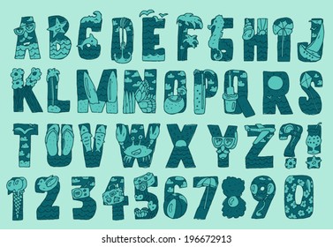 original summer font (type) 