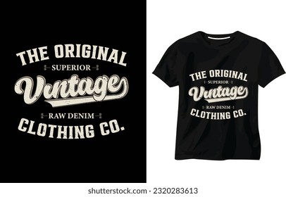 original superior denim original quality vintage t-shirt design