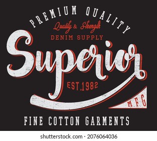 Original superior quality Vintage Artwork for your tee shirt  Varsity Typography grunge t-shirt graphic print design vector illustration