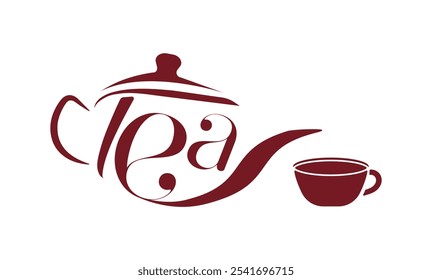 An original "Tea" design with a tea motif. Created with a simple and aesthetic touch, it offers a visually appealing tea-themed design