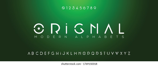 ORIGINAL tech and sports font with uppercase alphabets. Gaming, minimal, modern, monogram fonts. Luxury and fancy logo design for business use.