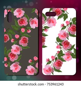 Original template for smart prone cover. Great floral collection