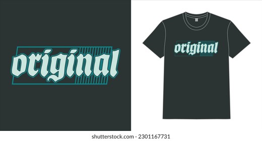 original t-shirt design with rectangle shapes, typography slogan vector ,vector illustration for t-shirt.