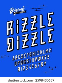 Original typeface inspired by urban culture, music bands, street gang aesthetics, graffiti, tattoo, pop art, mexican american vibe. Great for  logo, poster, sticker, label, flyer, apparel, packaging. 