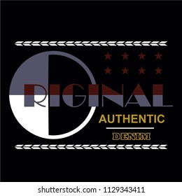 original typography design,vector illustration
