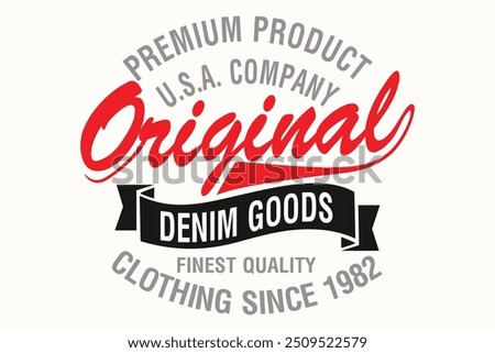 Original typography, Good typography slogan, athletic apparel design graphic print, sports Vintage Print for sportswear apparel, Sport wear typography.eps8