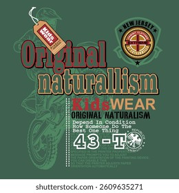 Original typography slogan. Vector illustrations for printed t-shirts, screen printing