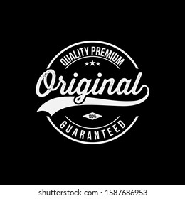 Original typography for t-shirt print. Apparel fashion design. Vector illustration - Vector