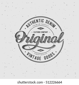 Original typography for t-shirt print. Apparel fashion design. Vector illustration