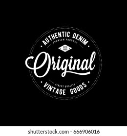 Original typography for t-shirt print. Apparel fashion design. Vector illustration