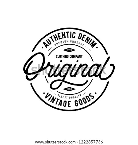 Original typography for t-shirt print. Apparel fashion design. Vector illustration