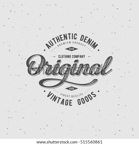 Original typography for t-shirt print. Apparel fashion design. Vector illustration.