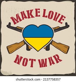 Original Ukrainian patriotic antiwar t-shirt design