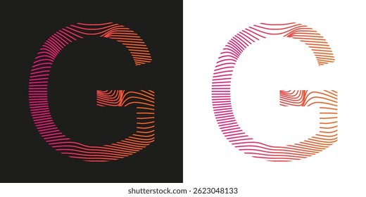 Original unusual, fun, colorful alphabet. Vector illustration.