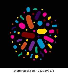 Original vector abstract illustration. Design elements, background.