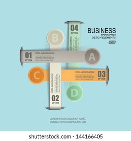 original vector business infographics for your data.