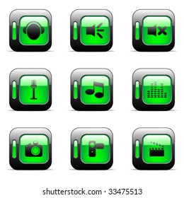 Originalvektortasten für Webdesign (Set 4)