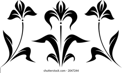 Original Vector Floral Ornament. This is a vector image - you can simply edit colors and shapes