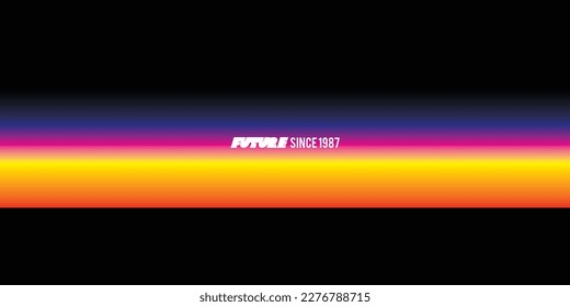 Original vector futuristic background in the style of the 80s. A retro style design element.
