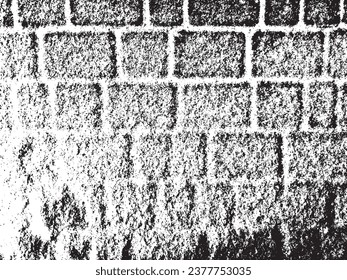Textura vectorial original de las losas de pavimento cubiertas de nieve. Resumen, envejecido, pixelado. Plantilla única para la superposición de textura, galería de símbolos de grosor. Esplandor de barro
