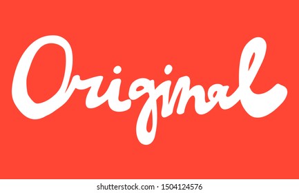 Original. Vector hand drawn illustration with cartoon lettering. Good as a sticker, video blog cover, social media message, gift cart, t shirt print design.