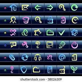 Original vector icons.