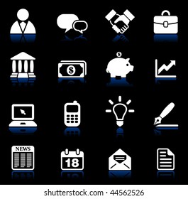 Original vector illustration: business and communication icon set