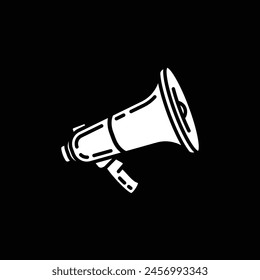 Ilustración vectorial original. Icono de contorno del altavoz. Dibujado a mano, no AI