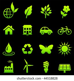 Original vector illustration: environment elements icon set