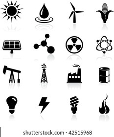 Original Vector Illustration Environmental Icons Set Stock Vector ...