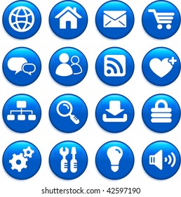 Original vector illustration: internet design icon set