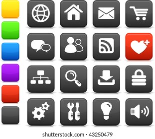 Original vector illustration: internet design icon set