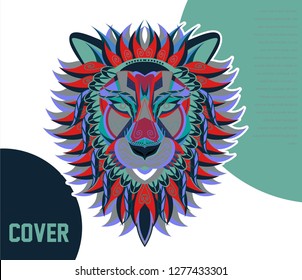 Original vector illustration of a Lion