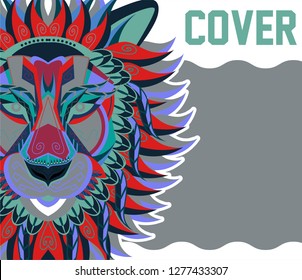 Original vector illustration of a Lion